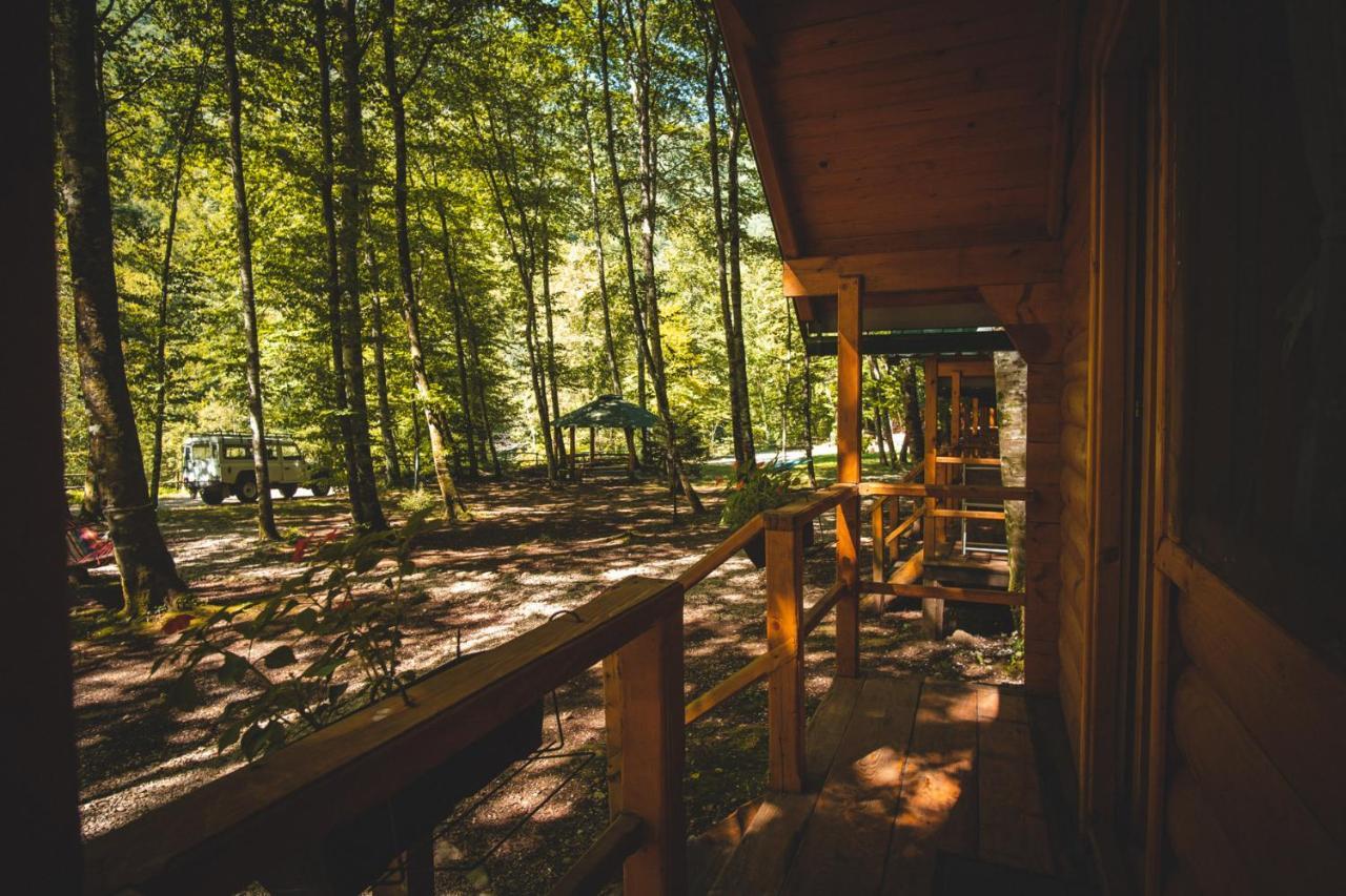 Waterfall Rafting Center Scepan-Polje Bagian luar foto