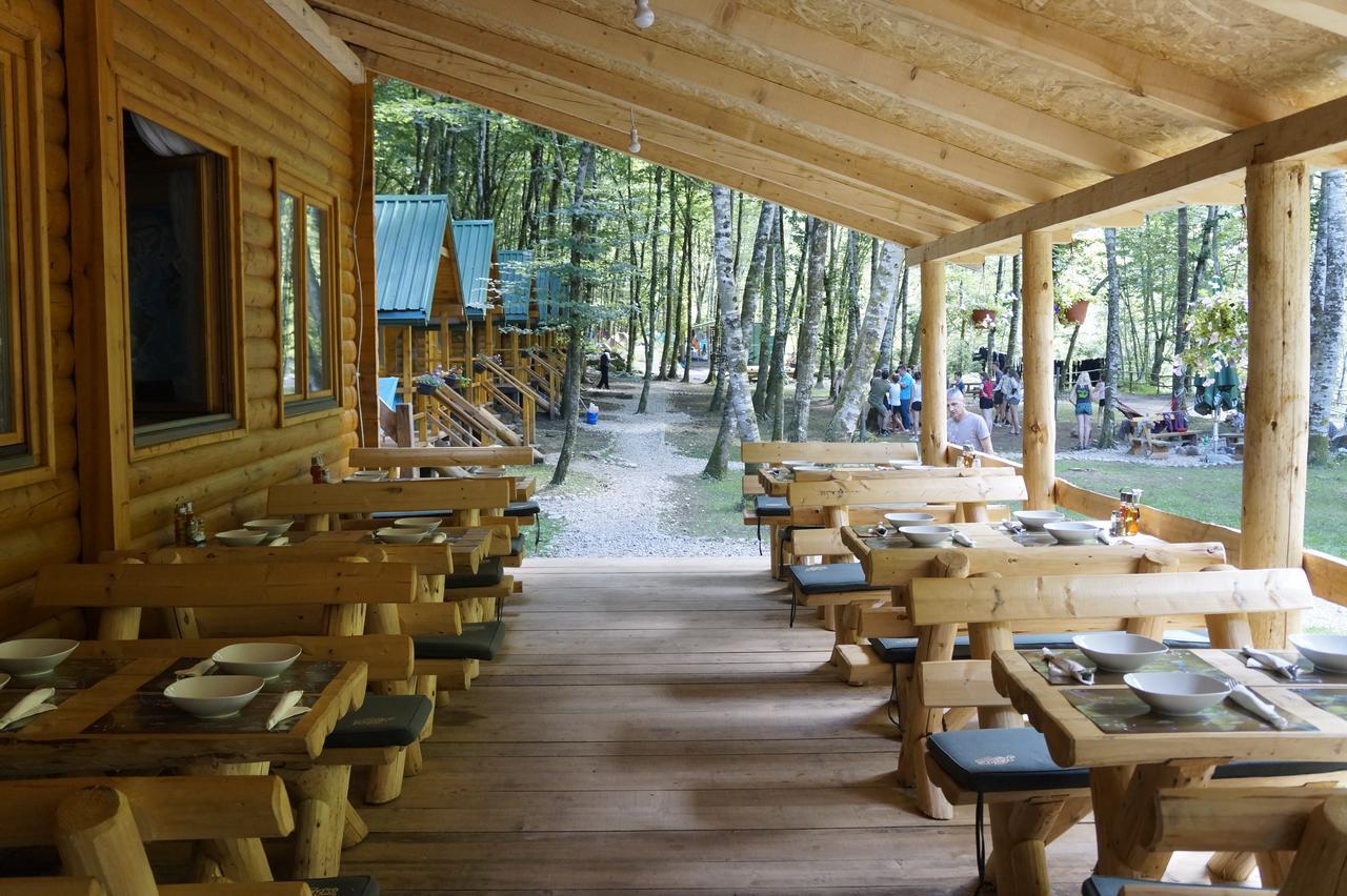 Waterfall Rafting Center Scepan-Polje Bagian luar foto